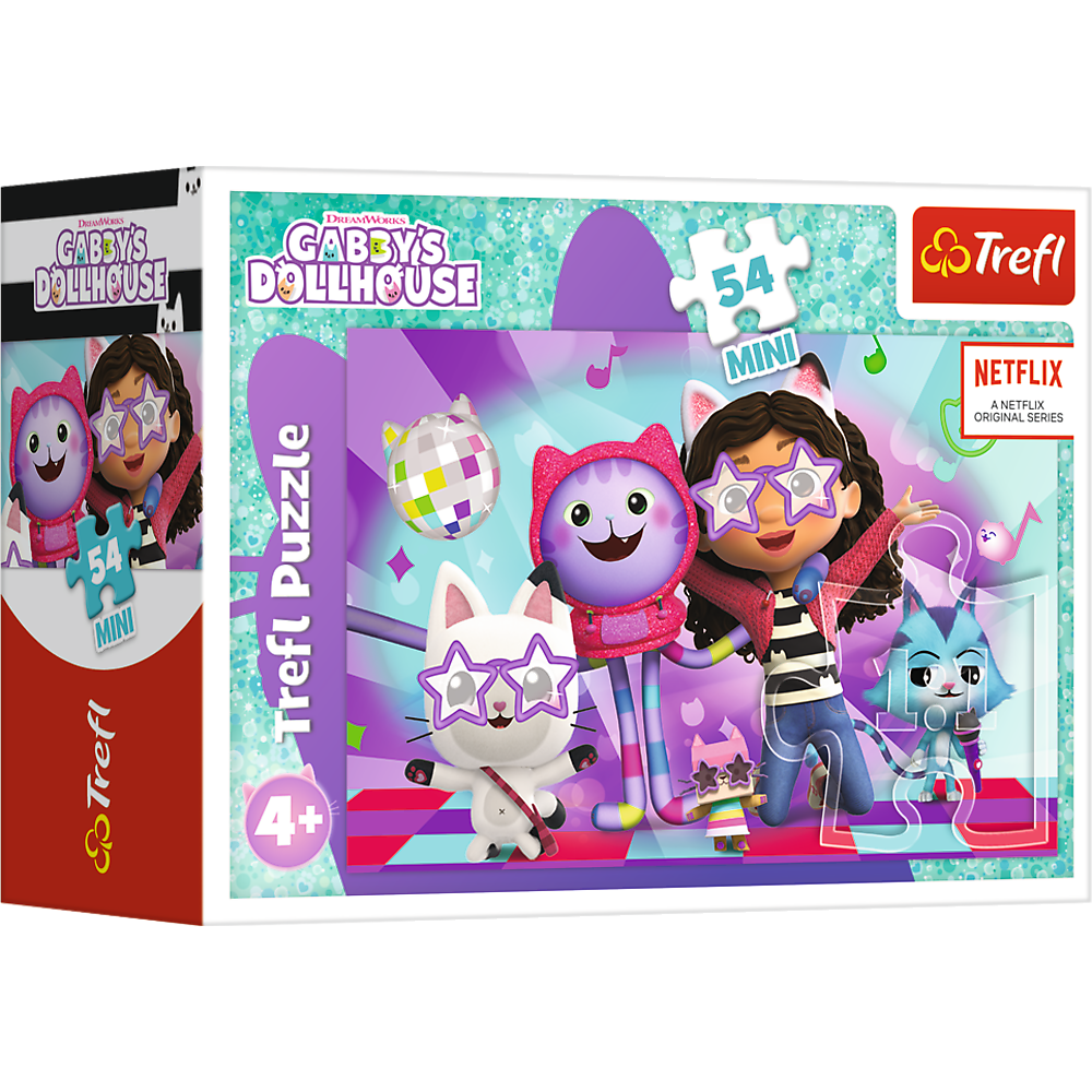 Пазли - (54 елм. Міні) - Вечірка у Габі / (54211)/Trefl, фото 1