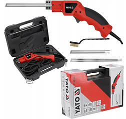 Термонож для пенопласта сетевой YATO 230В. P= 150Вт з макс. t 500°С, 2 леза L= 220/150 мм YT-82191