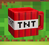 Кружка-кухоль чашка Майнкрафт Minecraft TNT Динаміт Червона, фото 5