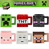 Кружка-кухоль чашка Майнкрафт Minecraft Two Faced Ghast Гаст Сіра, фото 5