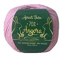 Avanti Yarn ANGORA 70 (Аванті Ярн Ангора 70) № 937 рожевий (Пряжа ангора, нитки для в'язання)