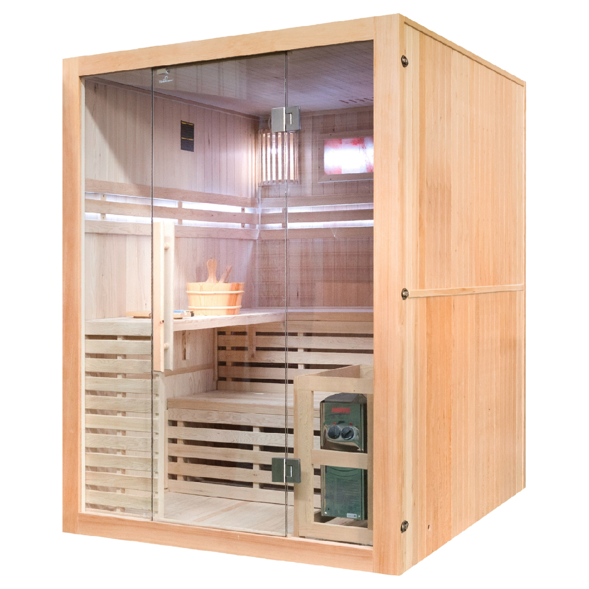 Фінська сауна EA3DS Natural з піччю