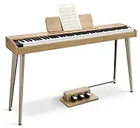 Цифрове піаніно Donner DDP-60 (стійка, 3 педалі, пюпітр, блок живлення)