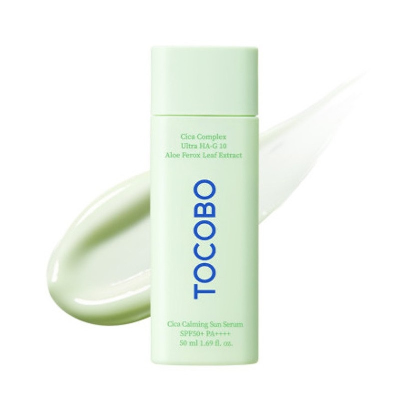 Заспокійлива сонцезахисна сироватка Tocobo Cica Calming Sun Serum SPF50 PA++++ 50 мл.