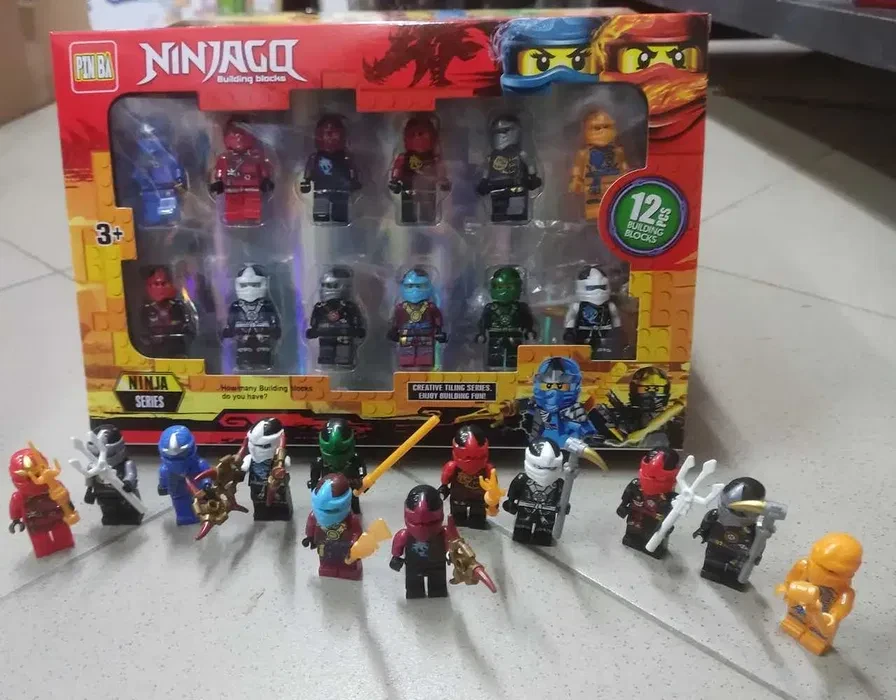 Набор минифигурок ниндзяго ninjago 3 сезон 12 штук із зброєю - якість Швидка відправка