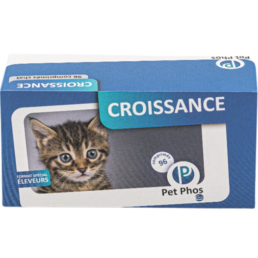 Вітаміни PET-PHOS CROISSANCE 8х12 таб. для КОТІВ