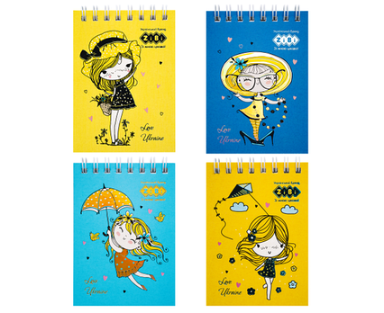 Блокнот на пружині зверху PATRIOT "LOVE UKRAINE", А7, 40 арк., карт.обкл., KIDS Line