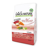 Сухий корм для собак Unica Natura Unico Mini — Deer, rice and carrots 800g