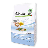 Сухий корм для котів Unica Natura Outdoor Cod, Rice and Bananas 1,5 kg