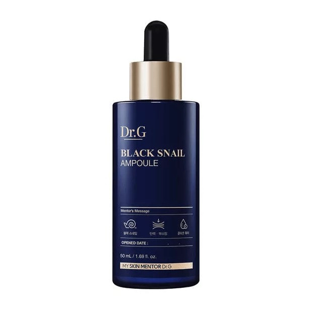 Антивікова ампула з ретинолом та равликом Dr.G. Black Snail Retinol Ampoule 50 мл.