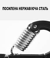 Еспандер для рук кистьовий пружинний з лічильником на 9999 натискань та регульованим навантаженням 5-60кг 29197, фото 6