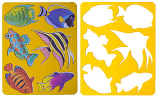 Трафарет для творчості Акваріумні рибки арт:10С531-08
