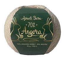Avanti Yarn ANGORA 70 (Аванті Ярн Ангора 70) № 945 беж (Пряжа ангора, нитки для в'язання)