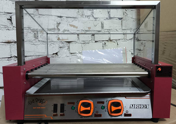 Гриль роликовий AIRHOT RG-7S із захисним склом, фото 1