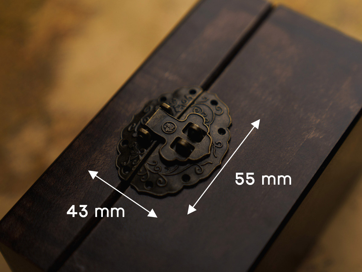 Замок накладний литий. 55х43мм, фото 1