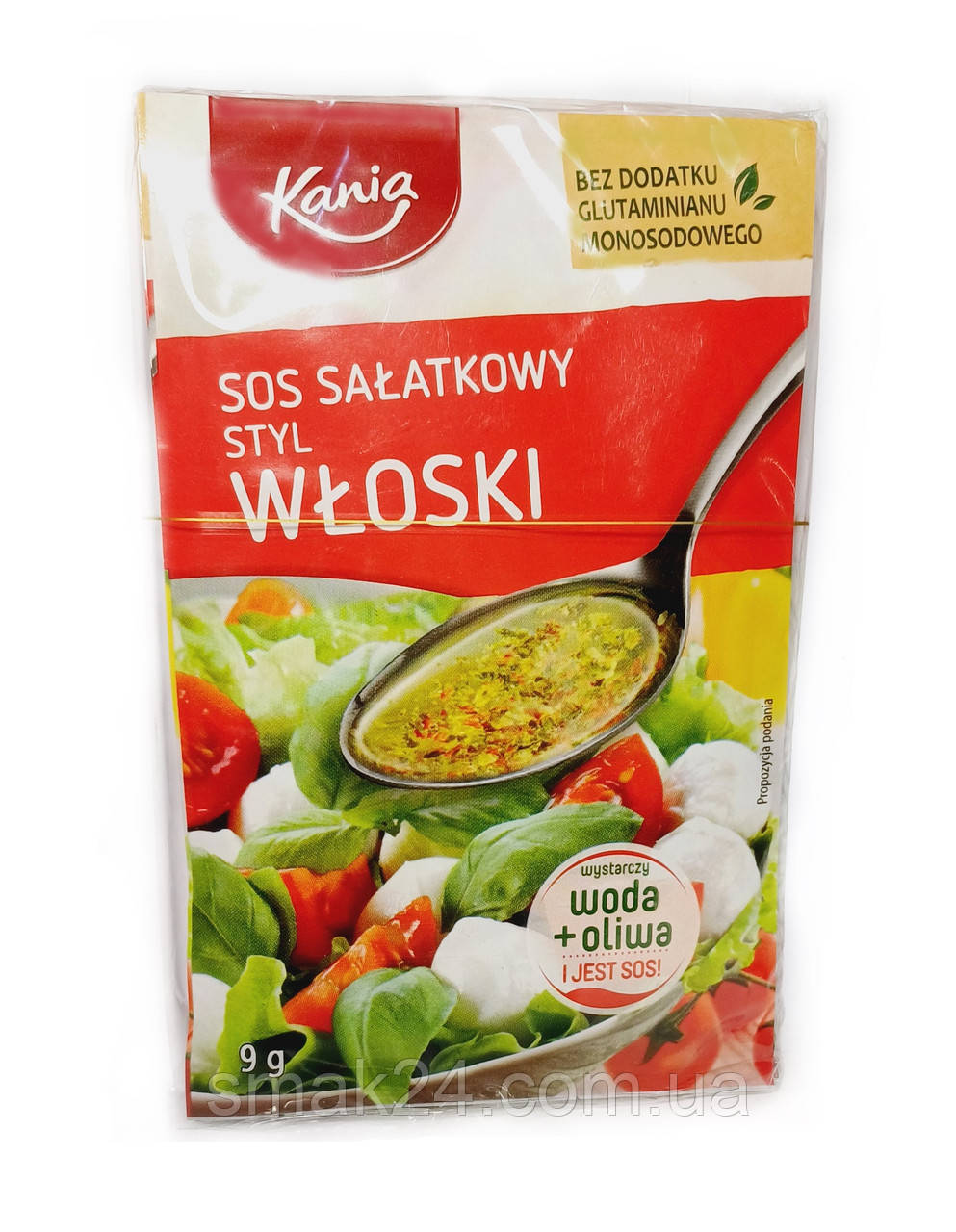 Соус салатний Італійський Kania Sos salatkowy styl Wloski (5шт по 9г) 45г Німеччина