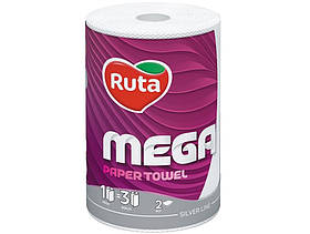 Рушники паперові двошарові Ruta Mega 1 рулон
