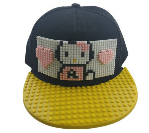 Бейсболка конструктор Лего Hello Kitty Рожева розмір 50-54 см, фото 1
