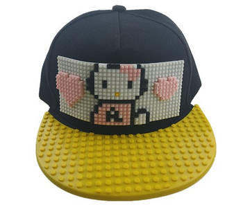 Бейсболка конструктор Лего Hello Kitty Рожева розмір 50-54 см