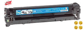 Картридж HP 125A cyan (CB541A) для принтера LJ CM1312, CM1312nfi, CP1210, CP1215, CP1510, CP1515n аналог, фото 3