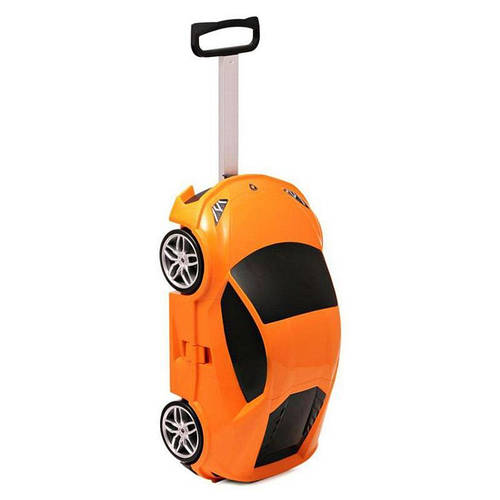 Чемодан на колёсах машинка Lamborghini huracan оранжевый, «Ridaz ...