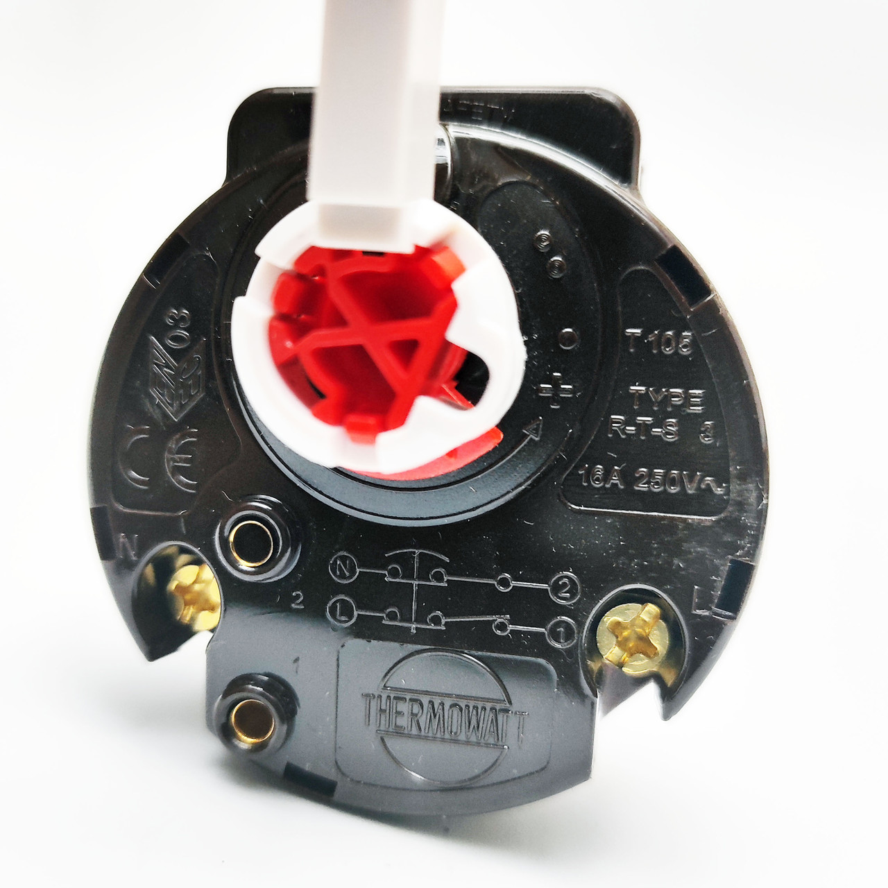 Терморегулятор для Тенів Thermowatt RTS-3, 16A з прапорцем і аварійним відсікачем