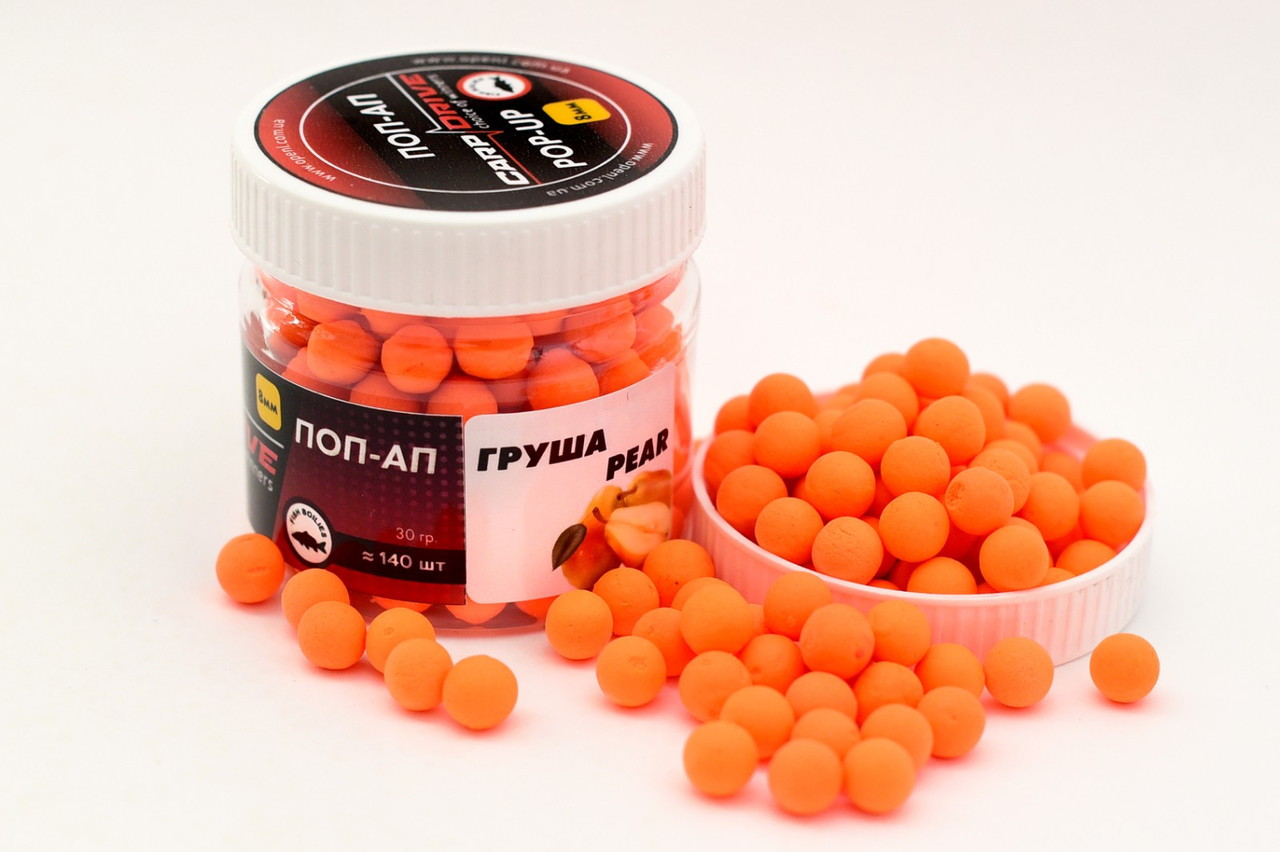 Плаваючий Бойл, поп ап для риболовлі, поп ап Кисла Груша (Acid Pear) 8мм Carp Dream