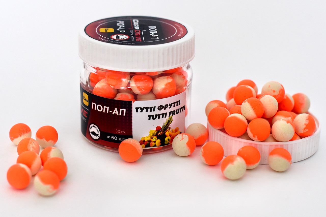 Плаваючий Бойл, поп ап для риболовлі, поп ап Тутті Фрутті (Tutti fruit) 10 мм Carp Dream