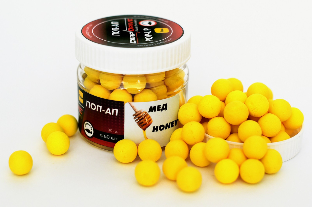 Плаваючий Бойл, поп ап для риболовлі, поп ап Мед (Honey) 10 мм Carp Dream
