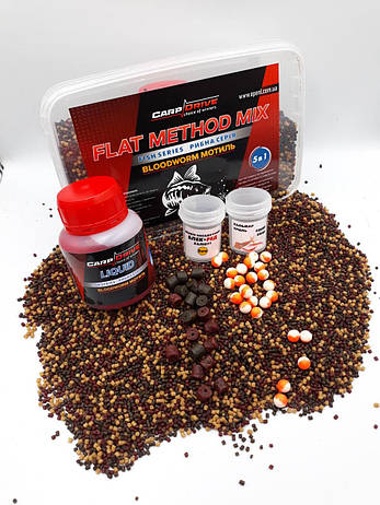 Методний пелетс, метод мікс Bloodworm (Мотиль) Carp Dream 5 в 1, фото 1