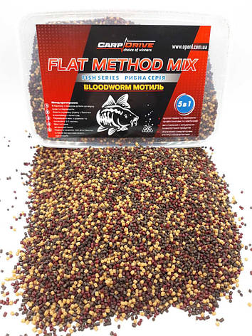 Методний пелетс, метод мікс Bloodworm (Мотиль) Carp Dream 5 в 1, фото 3