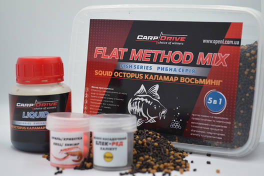 Методний пелетс, метод мікс Squid Octopus (Кальмар восьминіг) Carp Dream 3 в 1, фото 3