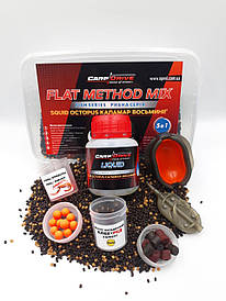 Методний пелетс, флет метод мікс Squid Octopus (Кальмар восьминіг) Carp Dream 5 в 1