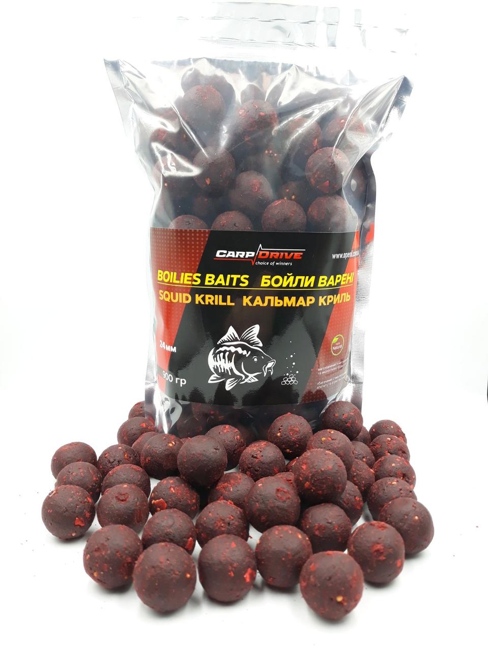 Бойли Варені Кальмар-Криль (Squid-Krill) 24 мм 900 г Carp Dream