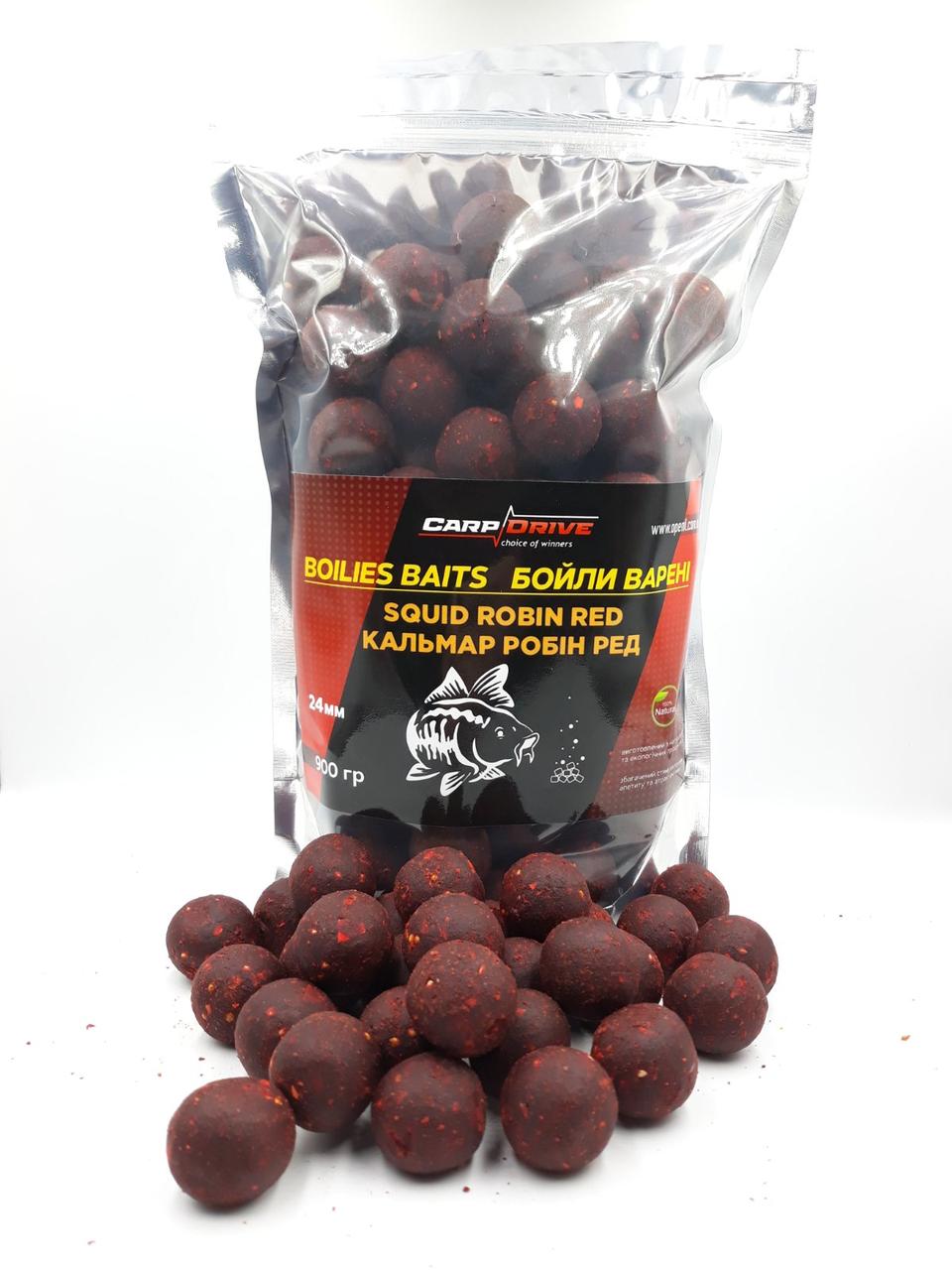 Бойли Варені Кальмар Робін Ред (Squid-Robin Red) 24 мм 900 г