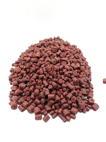 Пелети короповий, пелети Carp Dream Red (Krill) Premium Halibut (преміум класу) Mix 4.5-8 мм 500г, фото 3