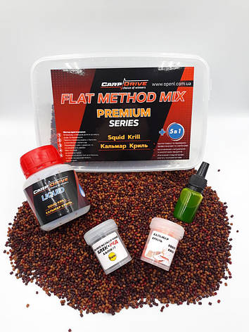 Методний пелетс, метод мікс Squid Krill (Кальмар Кріль) Premium series + Carp Dream 5 в 1, фото 3