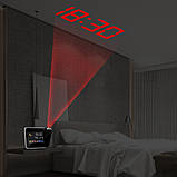 Електронний годинник метеостанція Сolor Screen Calendar 8190 з підсвіткою та проекцією часу настільний, фото 3