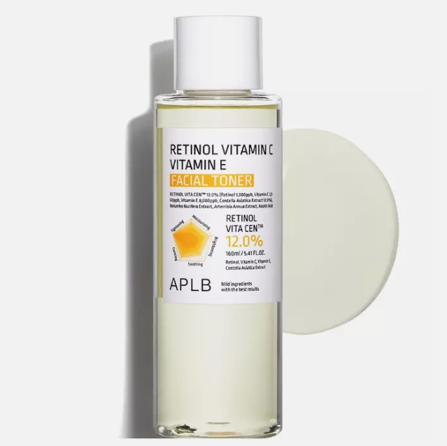 Тонер з ретинолом та вітамінами С та Е APLB Retinol Vitamin C Vitamin E Facial Toner 160 мл