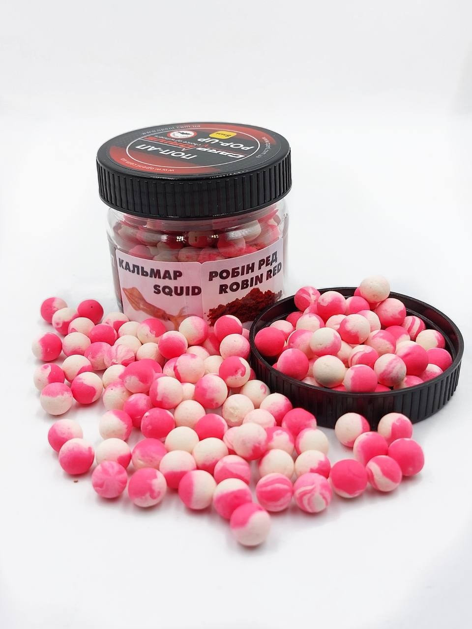 Бойл плавучий, поп ап для риболовлі, поп ап Кальмар — Робін Ред (Squid-Robin Red) 8 мм Carp Drive