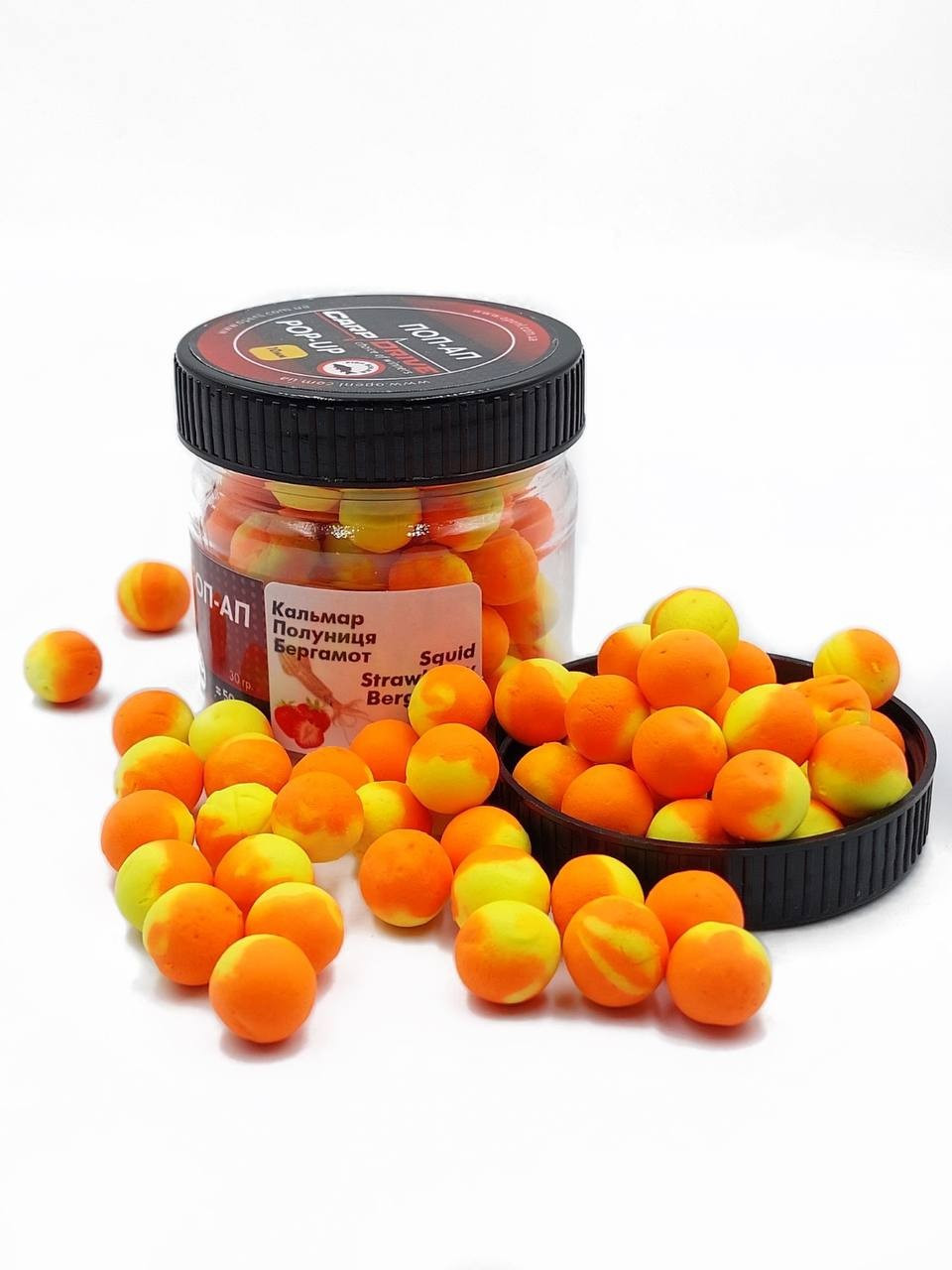 Поп ап для риболовлі Кальмар — Полуниця Бергамот (Squid — Strawbrry Bergamot) 10 мм Carp Dream