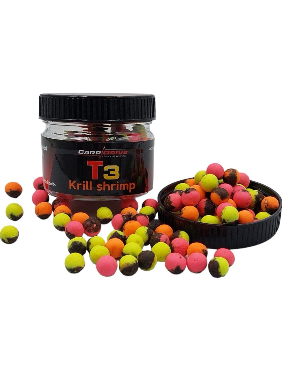 Насадка Balance Т3, вафтерс, насадка "Krill Shrimp" 8 мм multi color Carp Dream