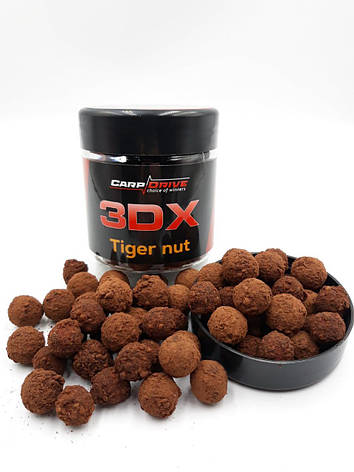 Насадкові бойли, бойли на коропа, бойли 3D Тигровий горіх (Tiger nut) 12-14мм Carp Dream 100 гр., фото 1