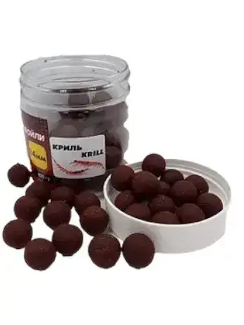 Насадкові бойли 14мм, бойли на коропа, бойли Криль (Krill) 14мм 100г, фото 3