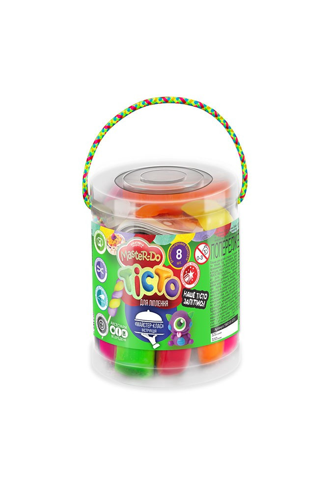Креативна творчість Тісто для ліплення Master Do Danko Toys TMD-01-07U