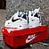 SALE ТОП Чоловічі Кросівки Nike Air Force білі з чорним, фото 6