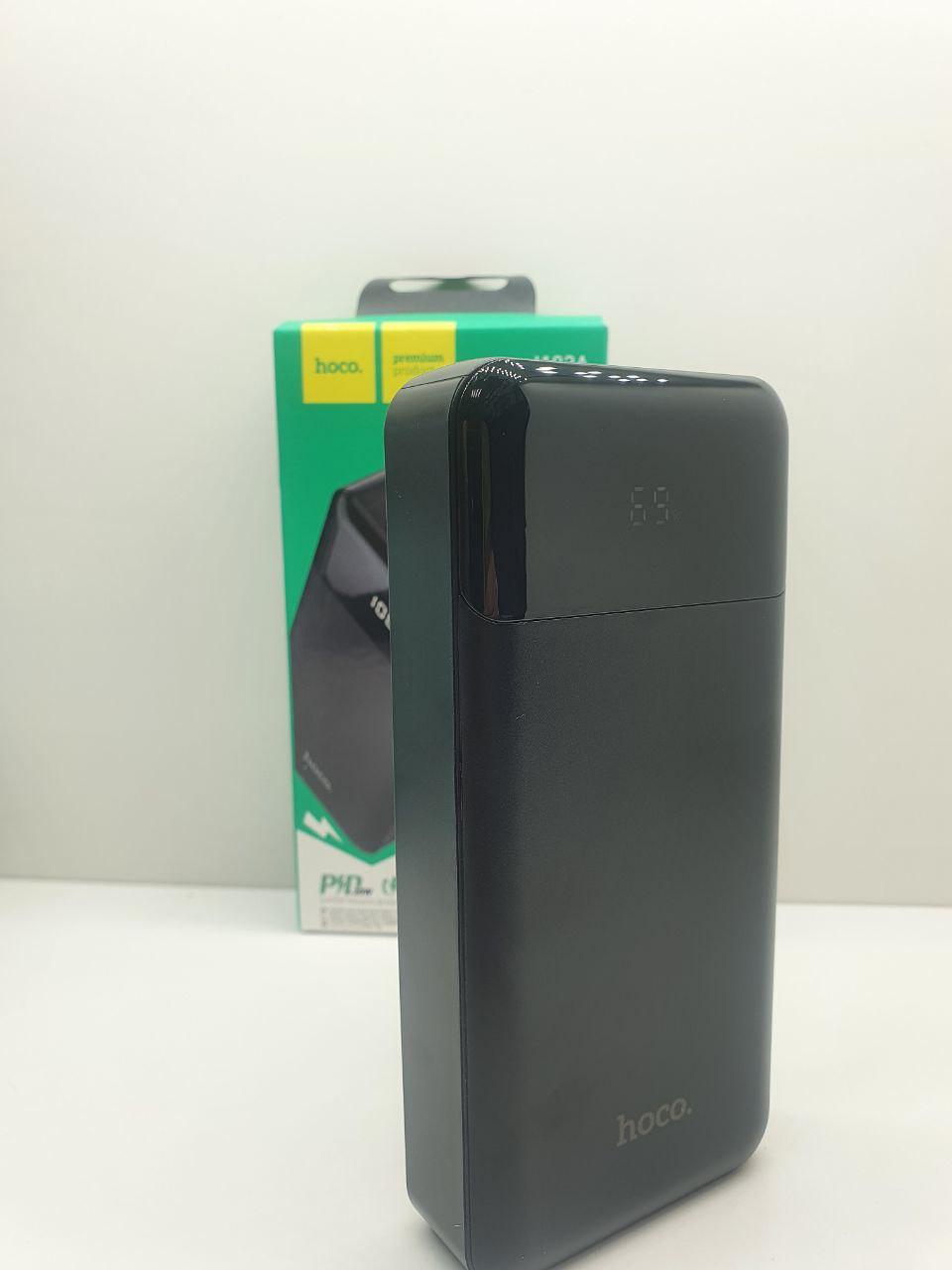 Універсальна Мобільна Батарея Power Bank Hoco J102A Cool figure PD20W+QC3.0 20000 mAh (Чорний)
