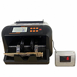 Рахункова Машинка для грошей Bill Counter UV-MG 555 портативний лічильник банкнот з УФ і магнітним детектором купюр, фото 9