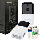 Домофон Smart Doorbell Wifi-5X Бездротова відеокамера дверного дзвінка з функцією детектора руху, фото 6