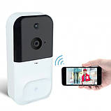 Домофон Smart Doorbell Wifi-5X Бездротова відеокамера дверного дзвінка з функцією детектора руху, фото 7